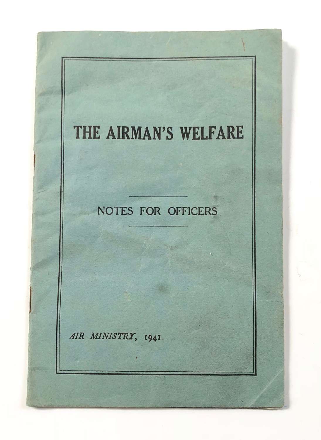 WW2 RAF 1941 Airman’s Welfare Booklet
