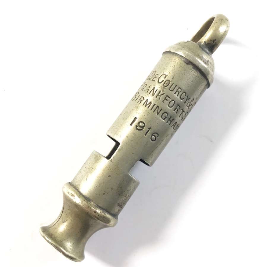 WW1 British Army 1916 Trench Whistle.