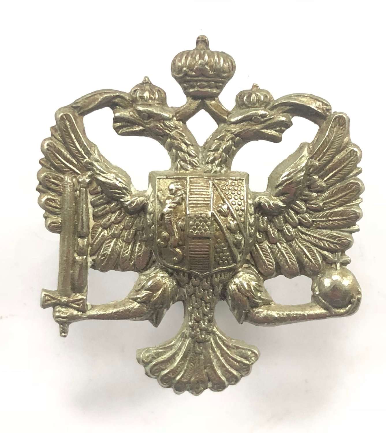 WW2 King’s Dragoon Guards Cavalry Cap Badge.