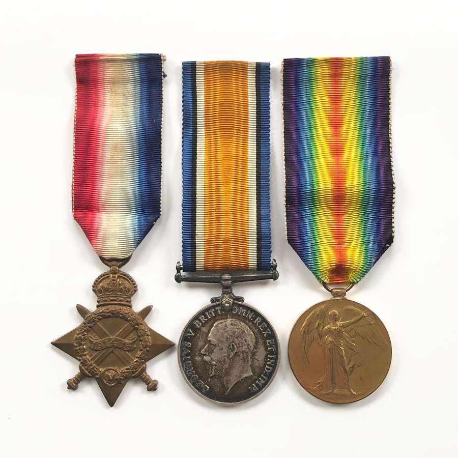 WW1 Royal Navy Unusual Rank Group of Three Medals.