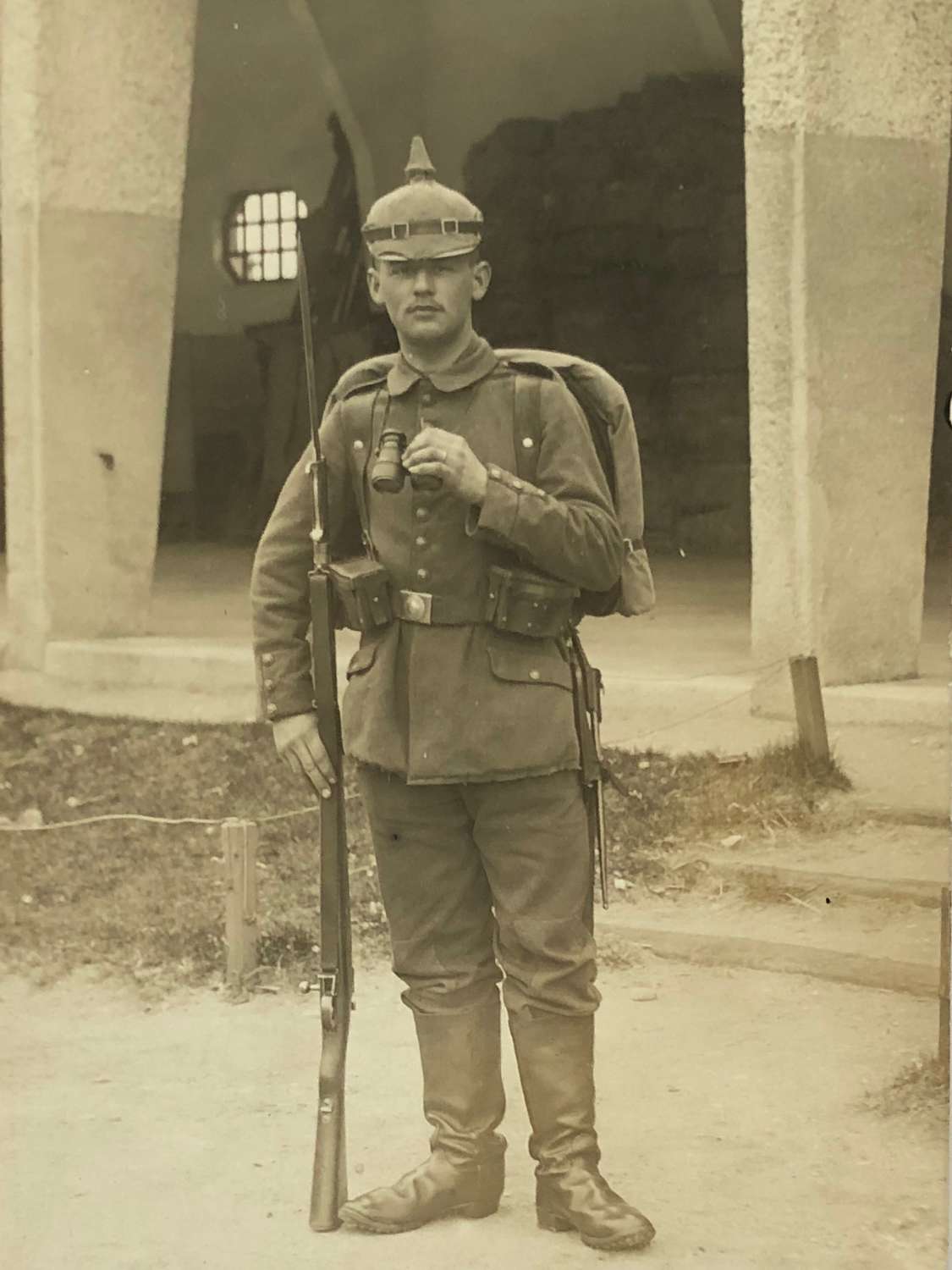 WW1 Imperial German Infantry Soldier Photograph.