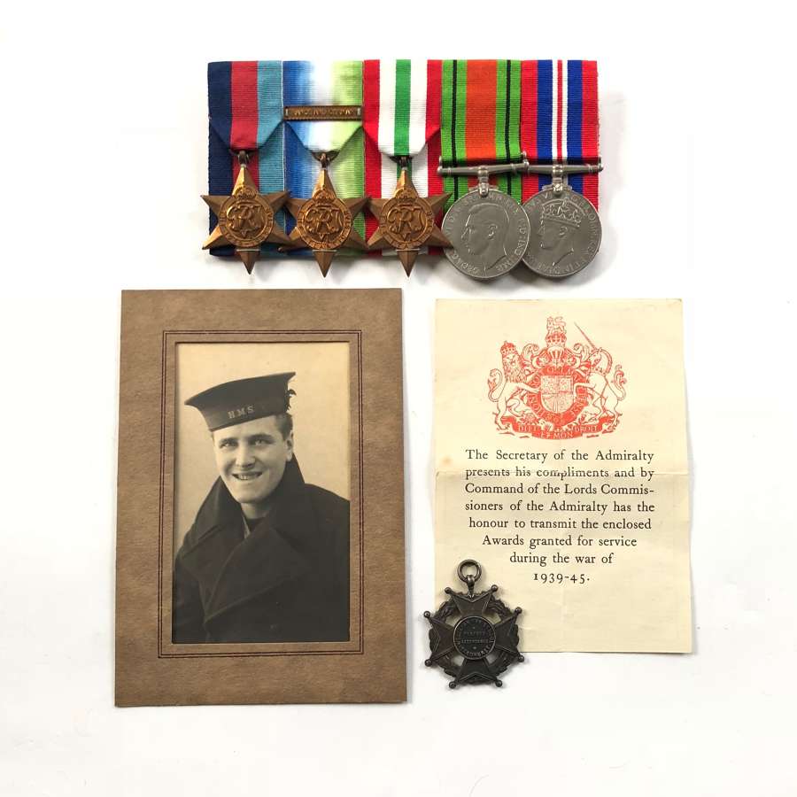 WW2 Royal Navy Attributed Medal Group.