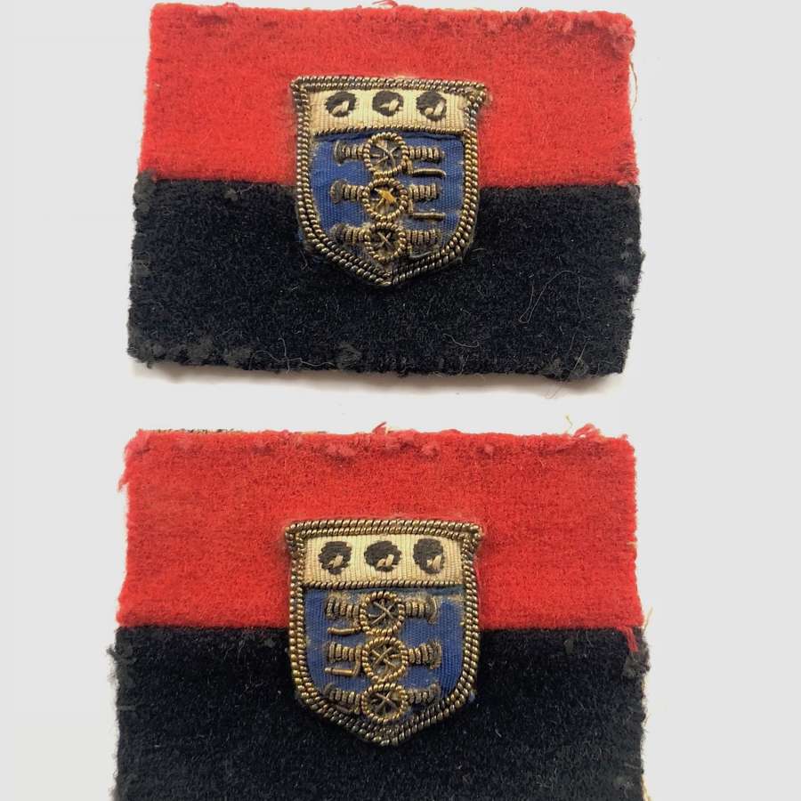 British Army Cold War Period War Officer Formation Cloth Badge.