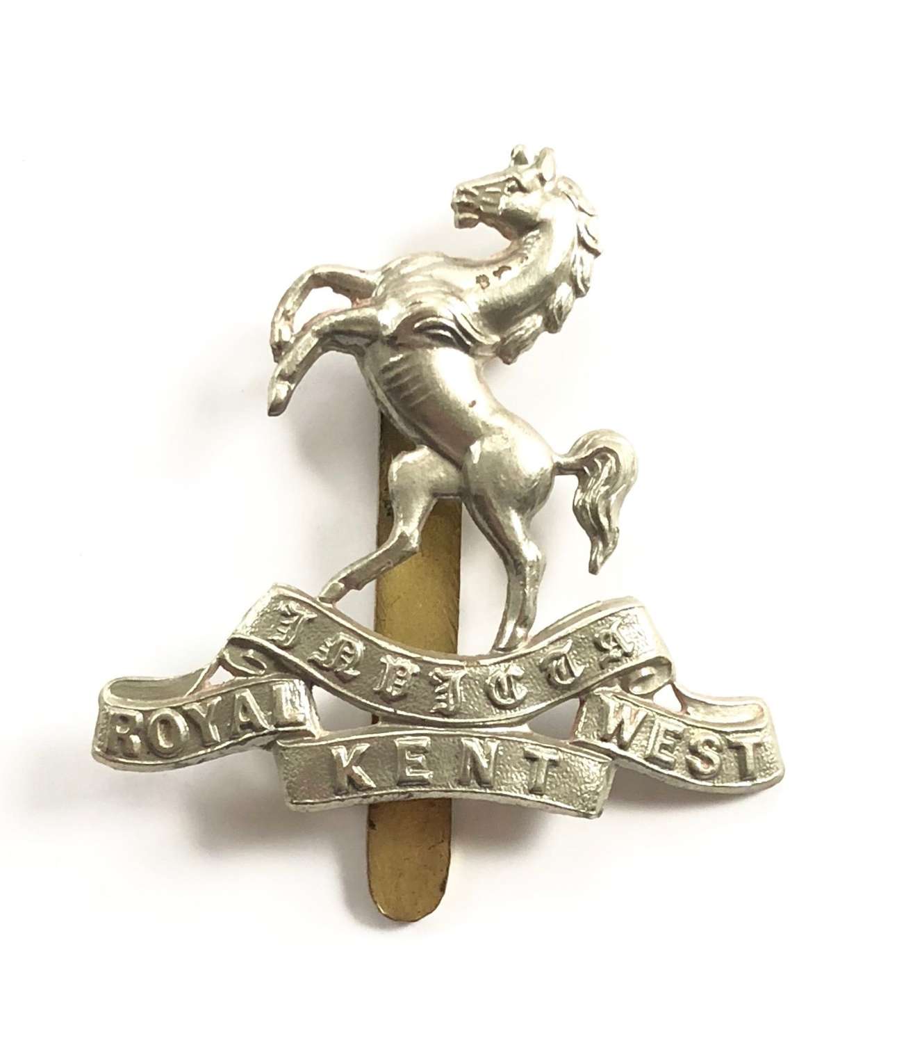WW1/WW2 Royal West Kent Regiment Cap Badge.