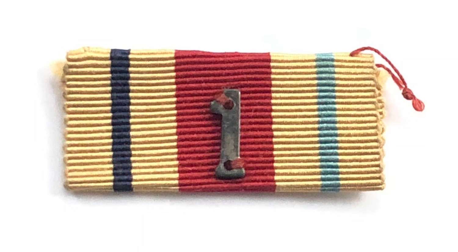 WW2 Africa Star, 1st Army Uniform Ribbon Bar.