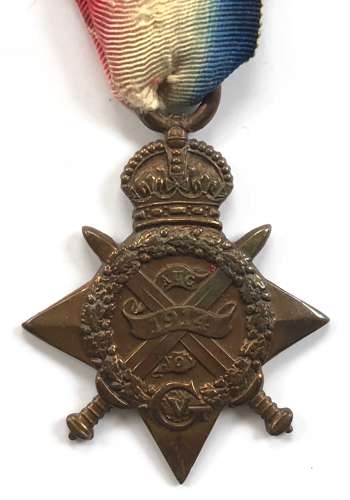 WW1 1st Bn Royal Scots Fusiliers November 1914 Casualty Mons Star.