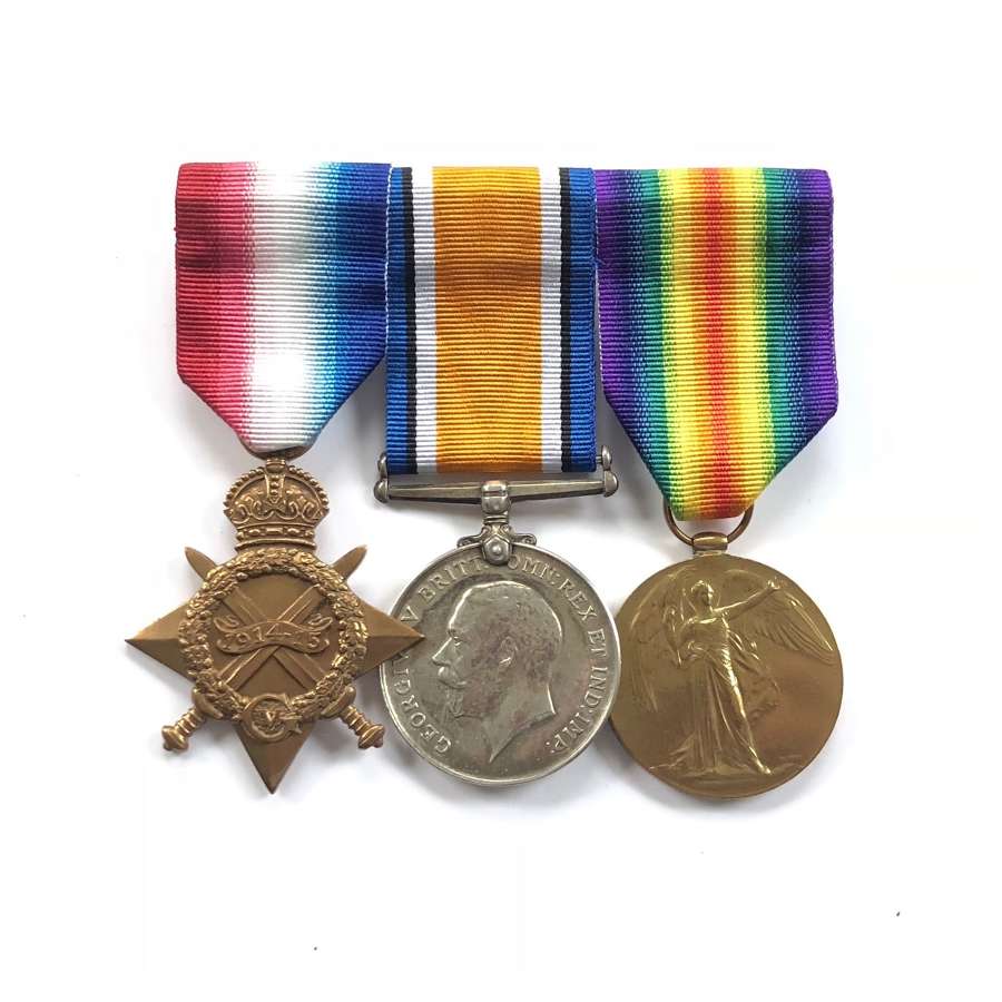 WW1 8th Bn  KOYLI King’s Own Yorkshire Light Infantry Medals Wounded