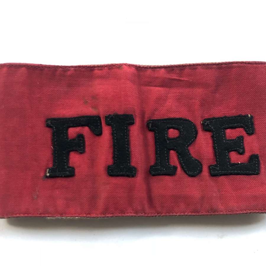 WW1/WW2 Fire Armband.