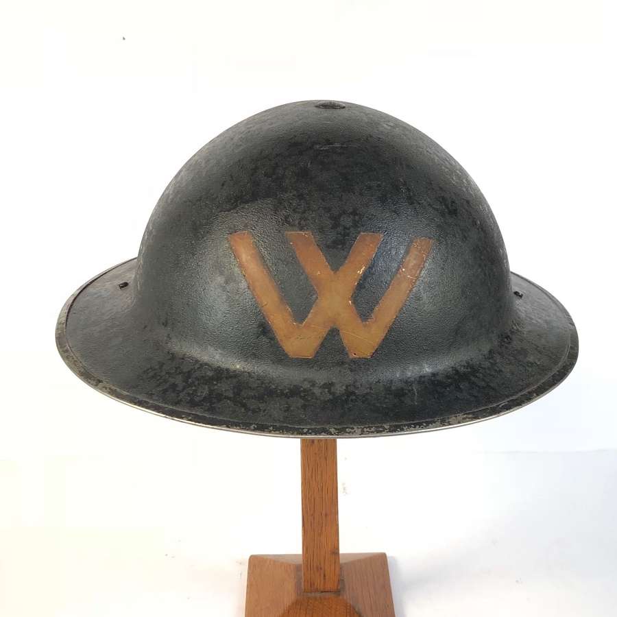 WW2 Unusual Home Front Warden Helmet ARP.