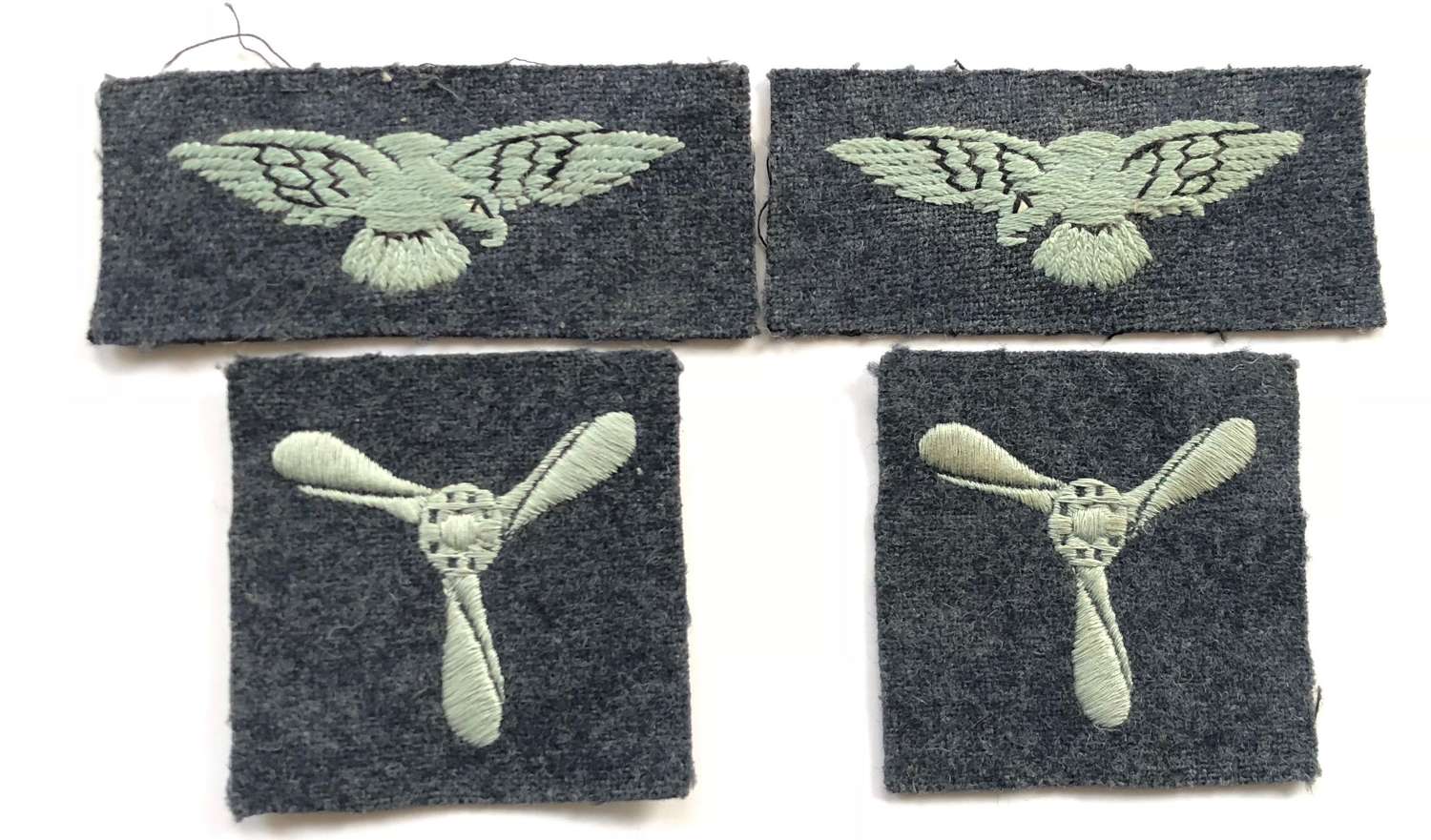RAF Cold War Period Battledress Badges.