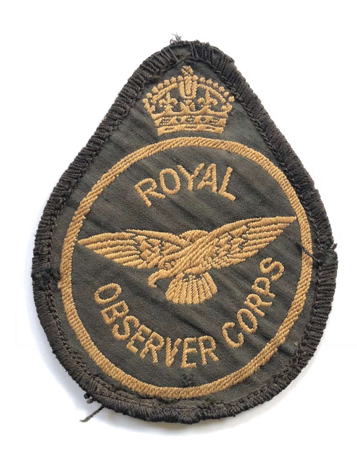 WW2 Period Royal Observer Corps Breast Badge.