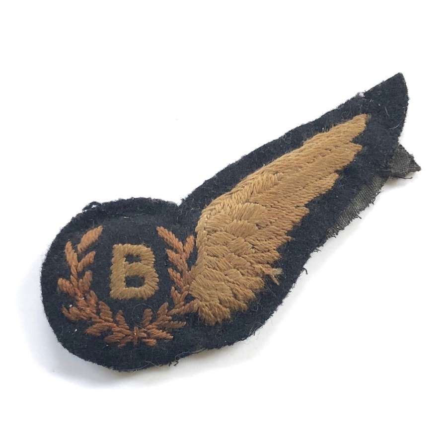 WW2 Period Bomb Aimer Brevet Badge Padded.