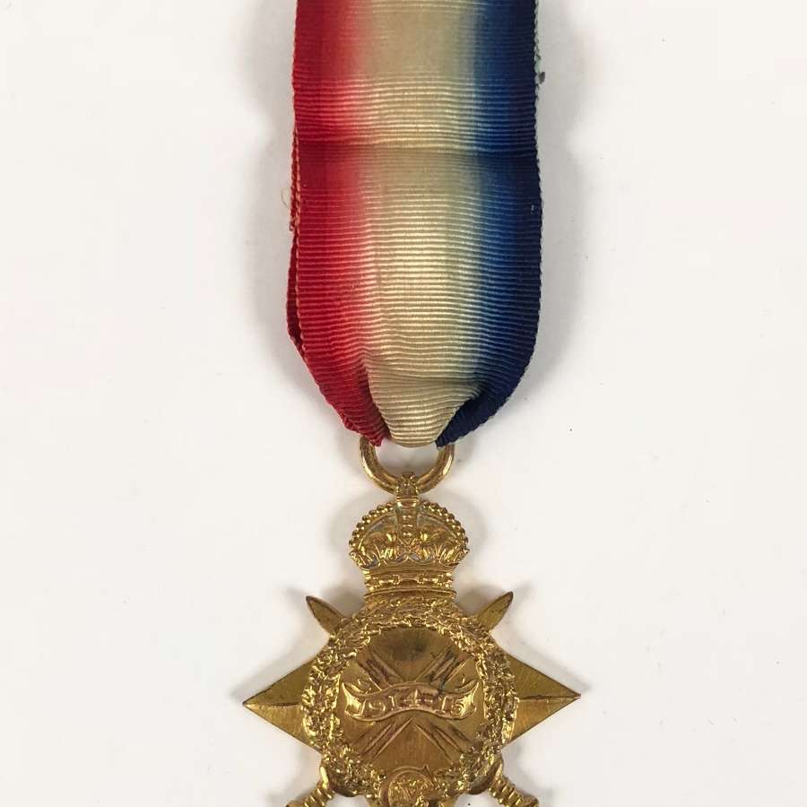 WW1 6th Bn Lincolnshire Regiment Gallipoli Casualty Star Medal.