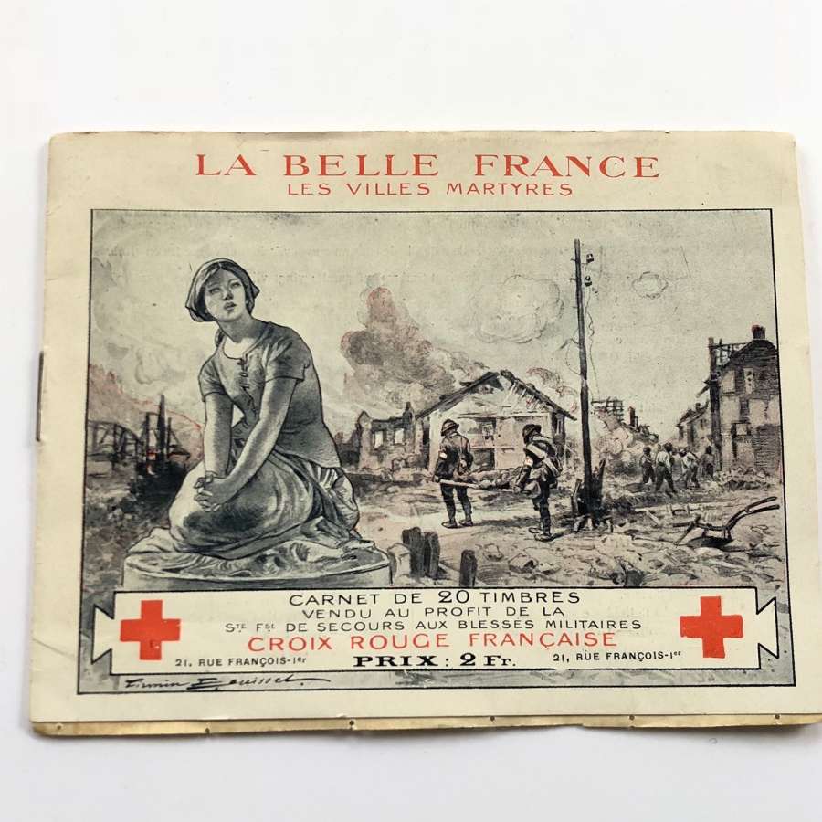 WW1 French Red Cross Fund Raising Stamps.
