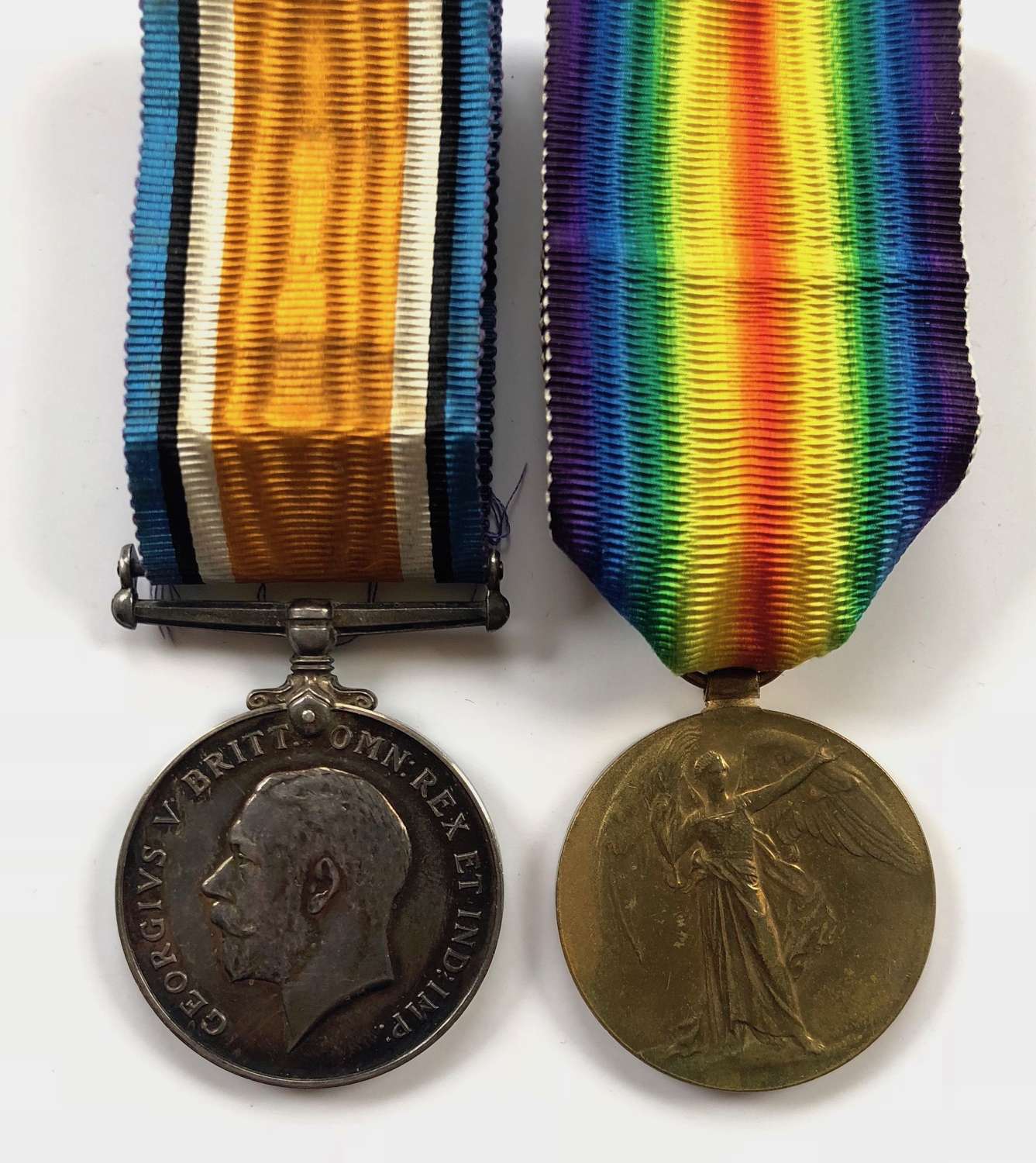 WW1 Hampshire Regiment Pair of Medals.