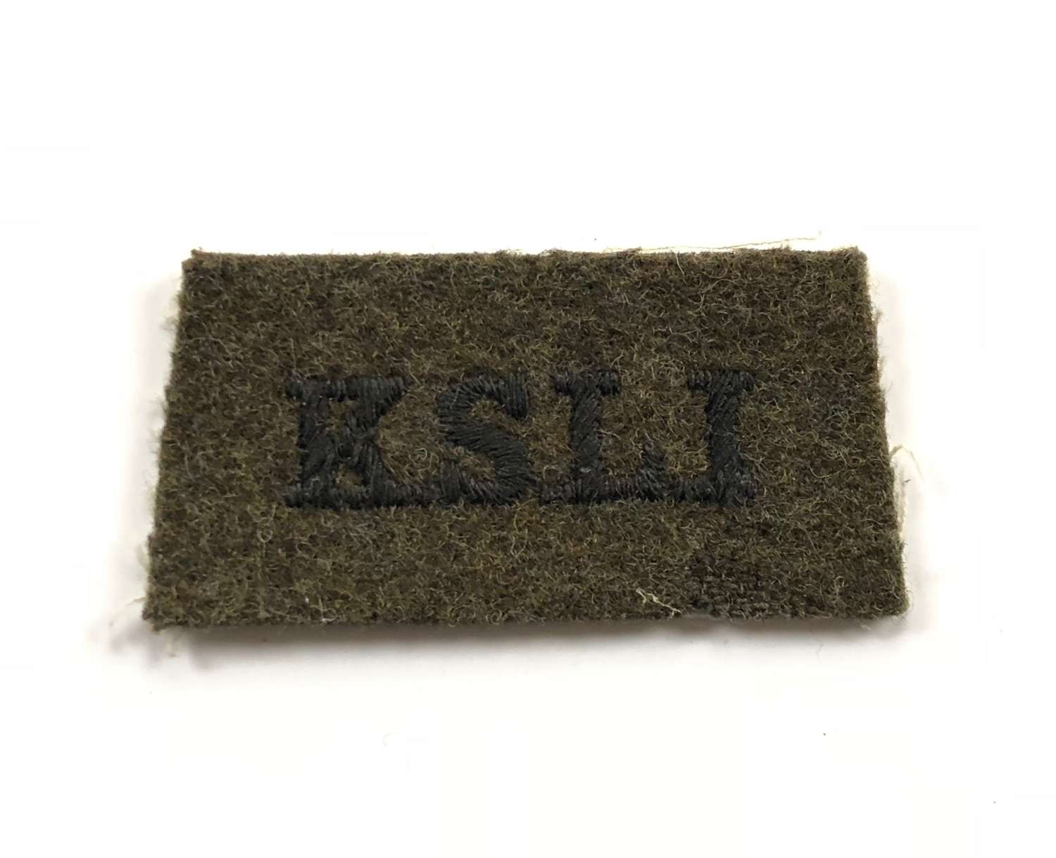 WW2 King’s Shropshire Light Infantry KSLI Cloth Shoulder Title.
