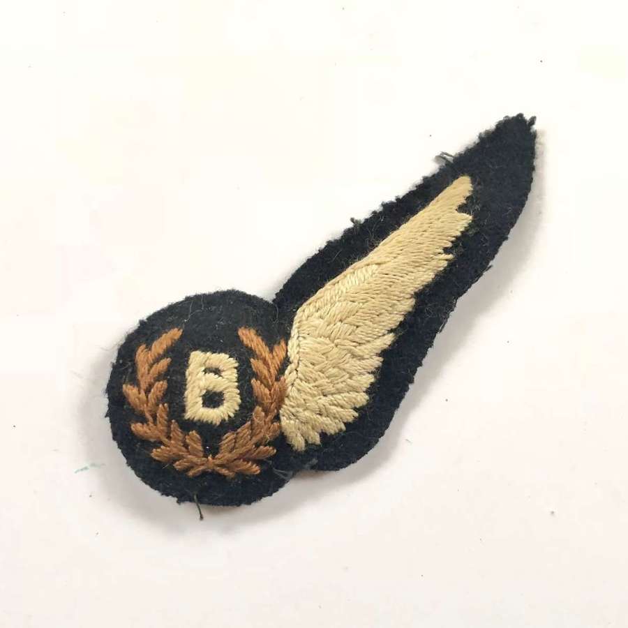 WW2 RAF Bomb Aimers Brevet Badge.