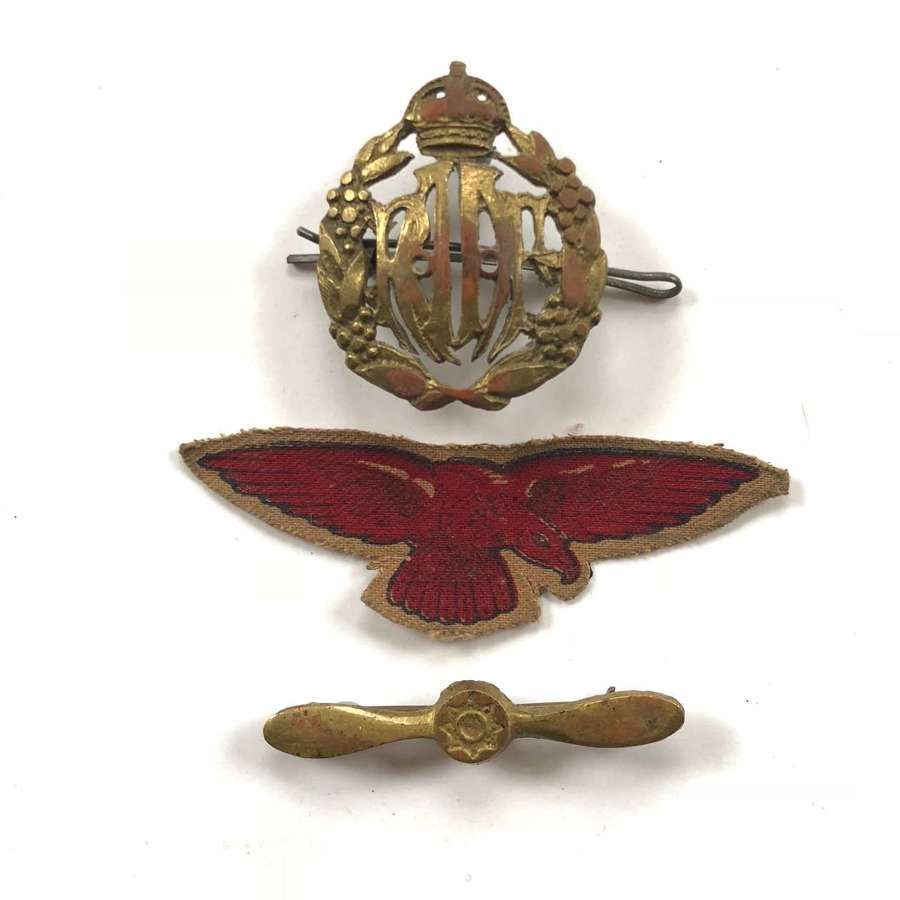 WW2 Royal Australian Air Force RAAF Cap Badge.