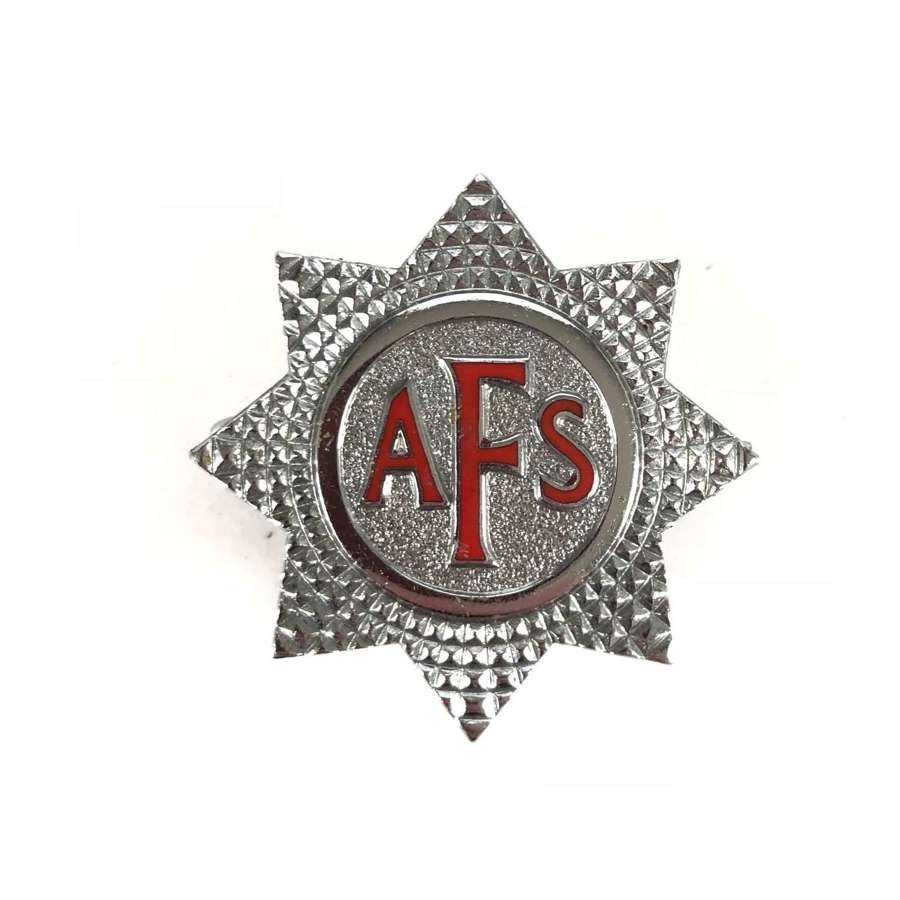 WW2 Auxiliary Fire Service Cap Badge.