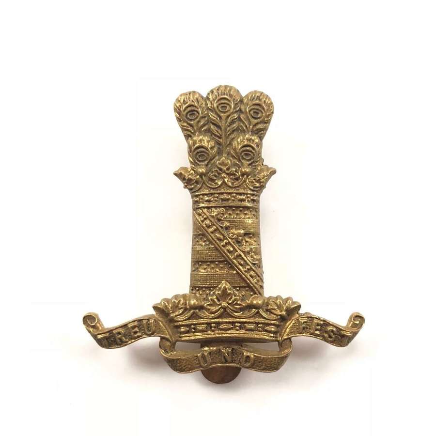 WW2 11th Hussars Cap Badge by Firmin London.