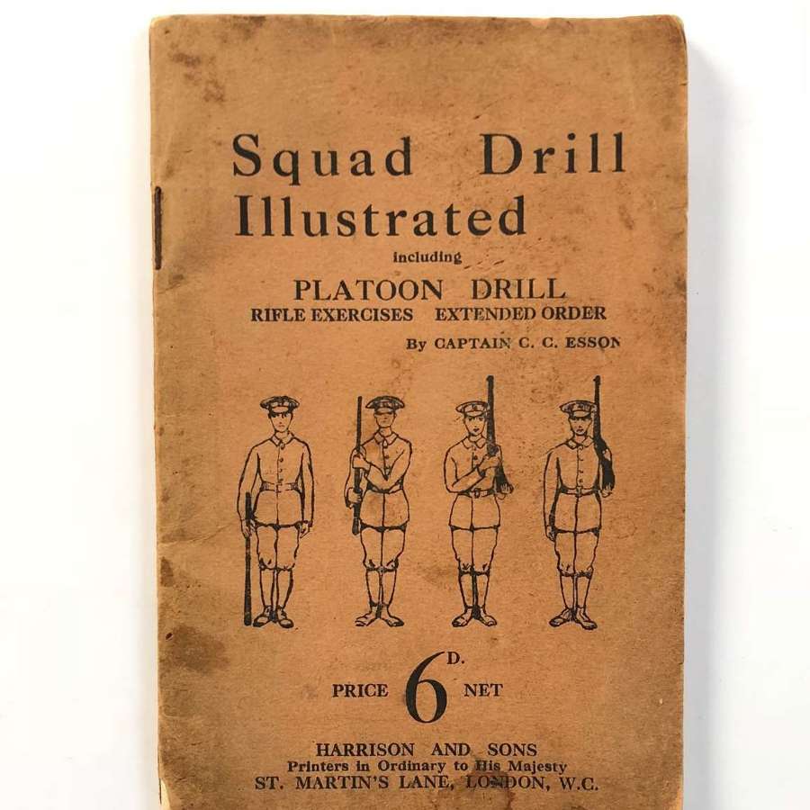 WW1 Squad Drill Illustrated Book.