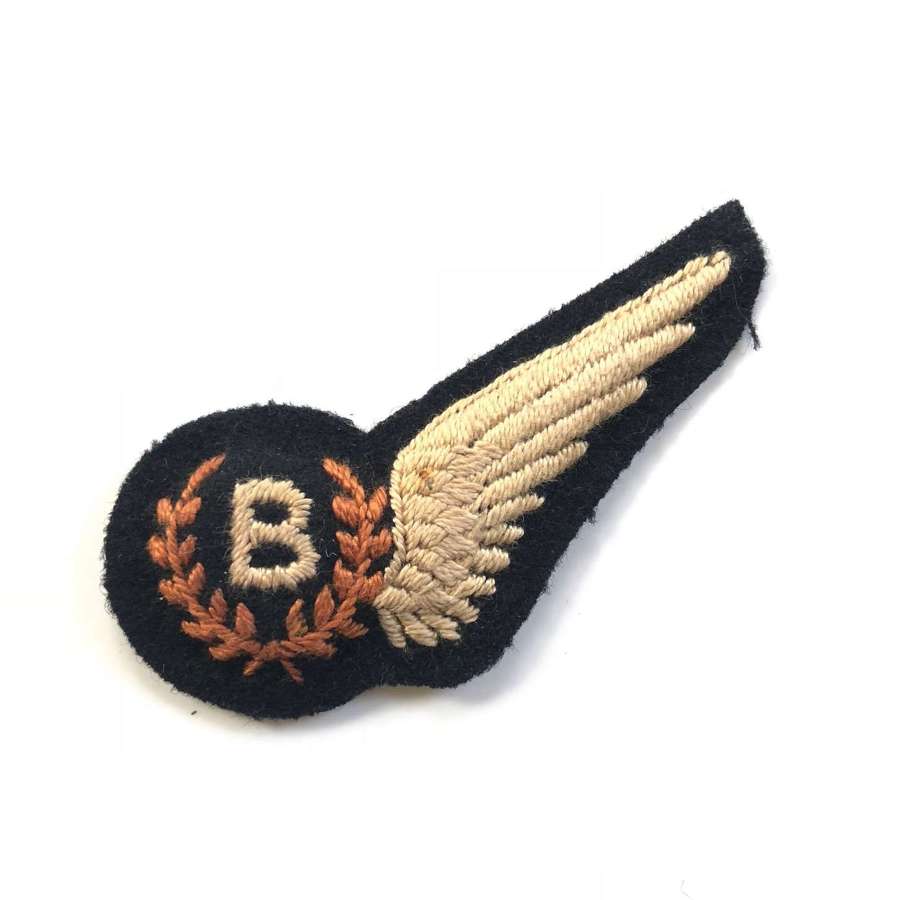 WW2 RAF Bomb Aimer Brevet Badge.