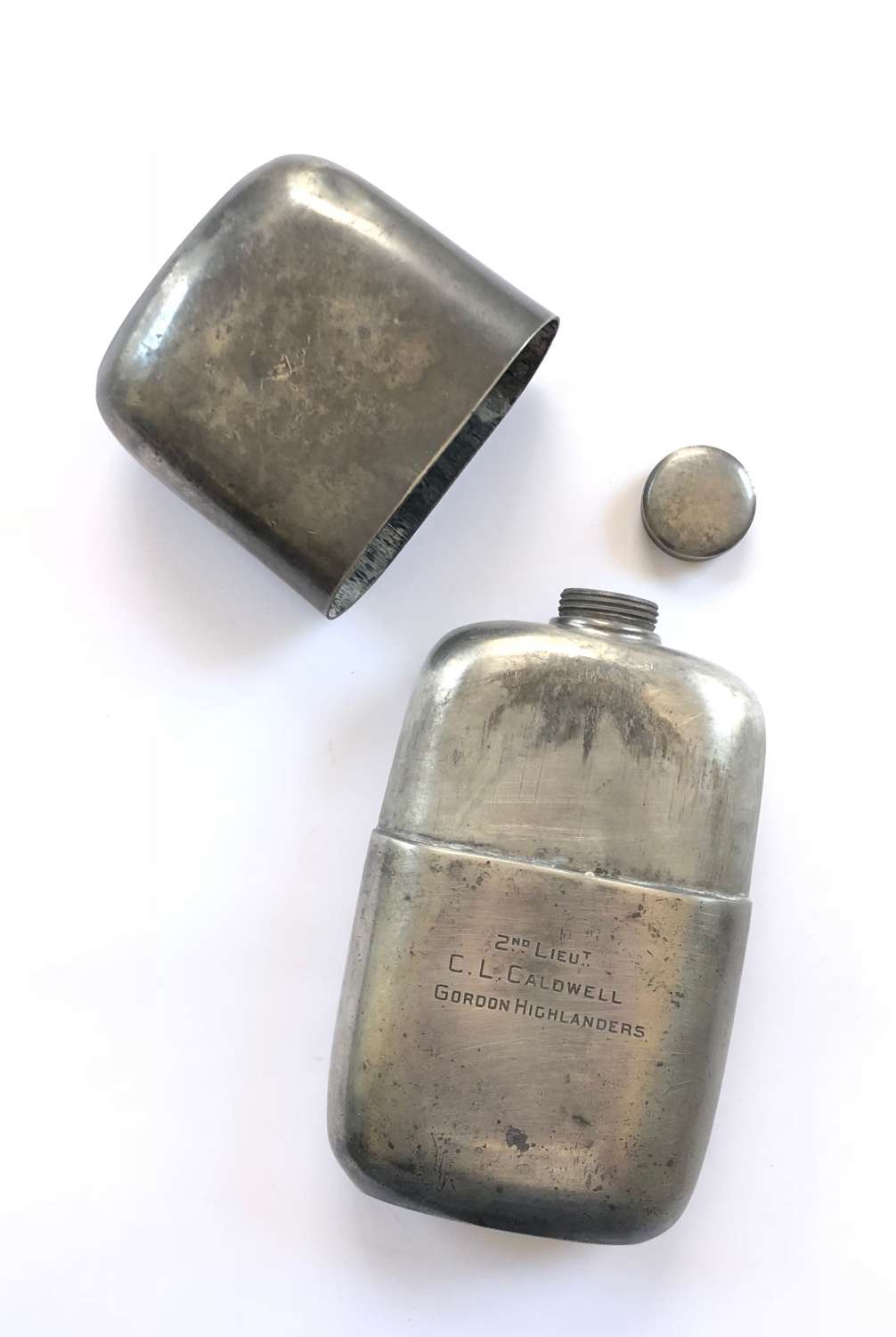 Gordon Highlanders Officer’s Attributed Large Campaign Spirit Flask