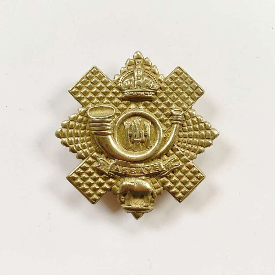WW1 WW2 Pattern Highland Light Infantry Other Ranks Glengary Cap Badge