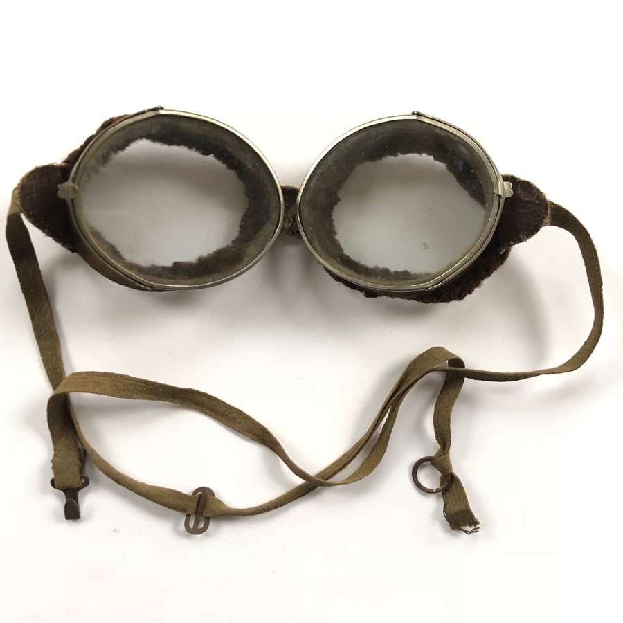 WW1 Period RFC RNAS RAF Flying Goggles.
