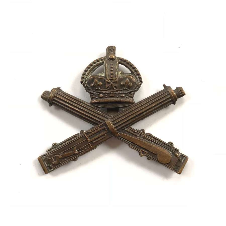 WW1 Machine Gun Corps Officer’s OSD Cap Badge by Gaunt.