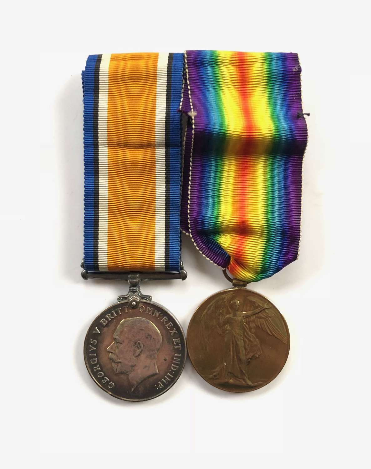 WW1 Norfolk Regiment Pair of Medals.