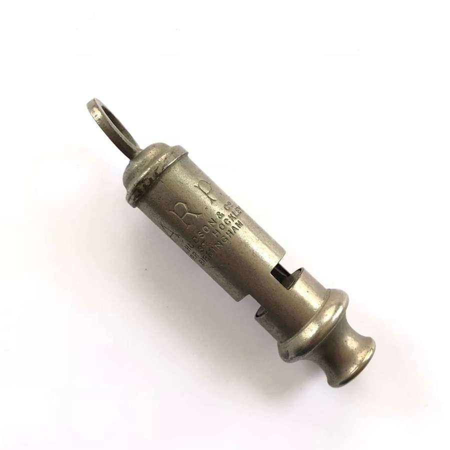WW2 ARP Home Front Whistle by J Hudson Birmingham.