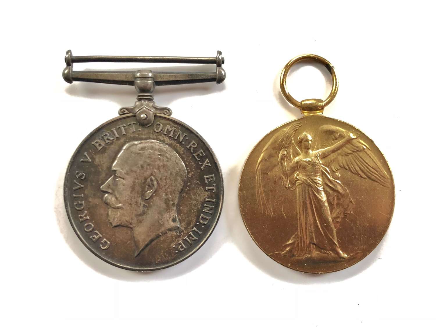 WW1 RNVR Pair of Medals.