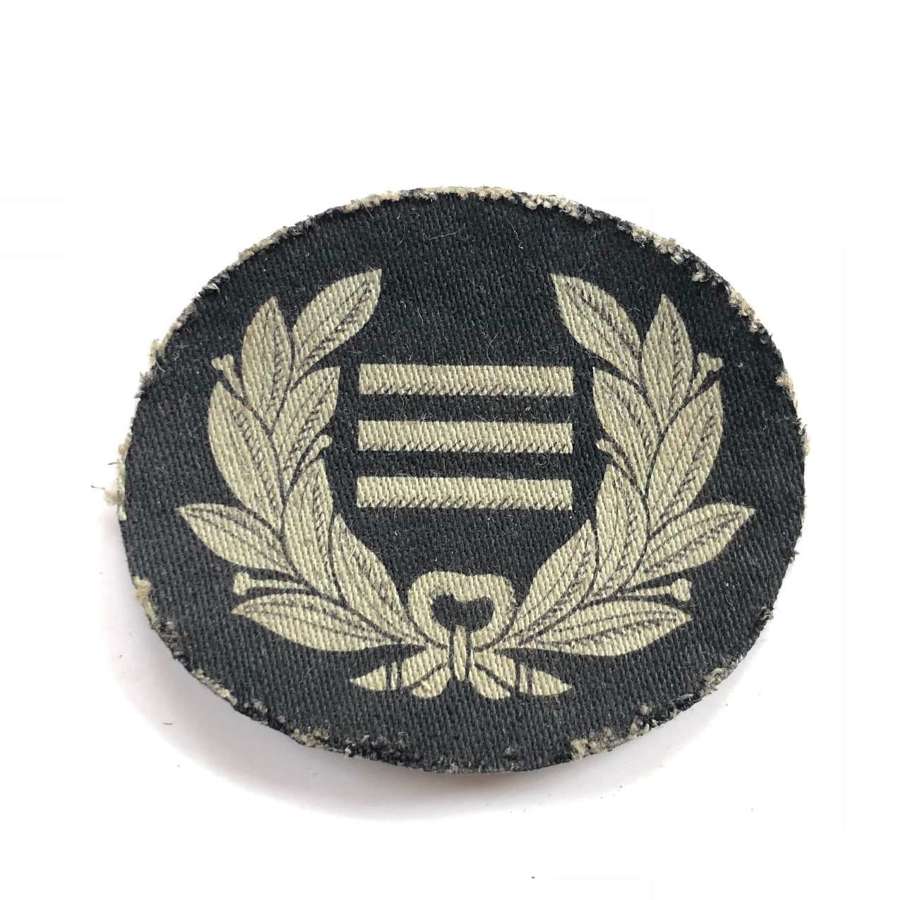 WW2 Observer Corps Chief Observer Printed Badge.