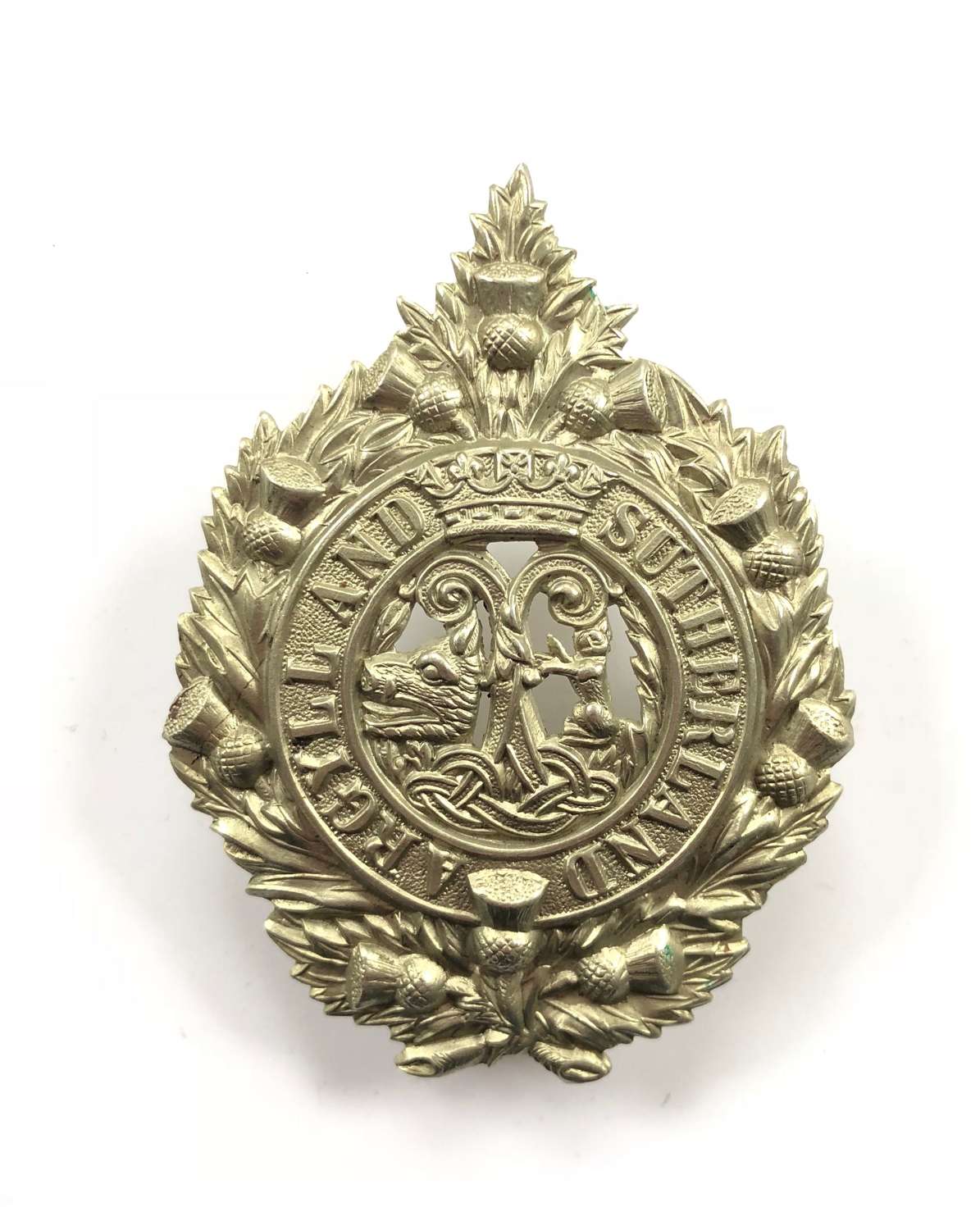 WW1 WW2 Argyll & Sutherland Highlanders Cap Badge.