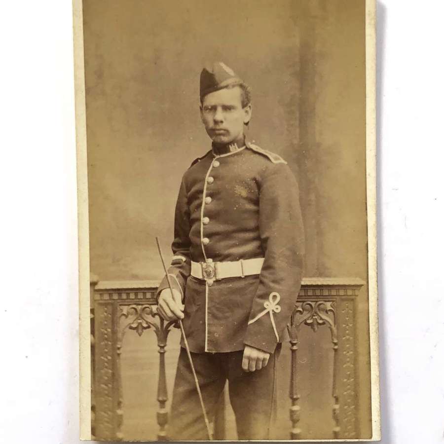 Victorian Essex Regiment Carte de Visite. Photograph