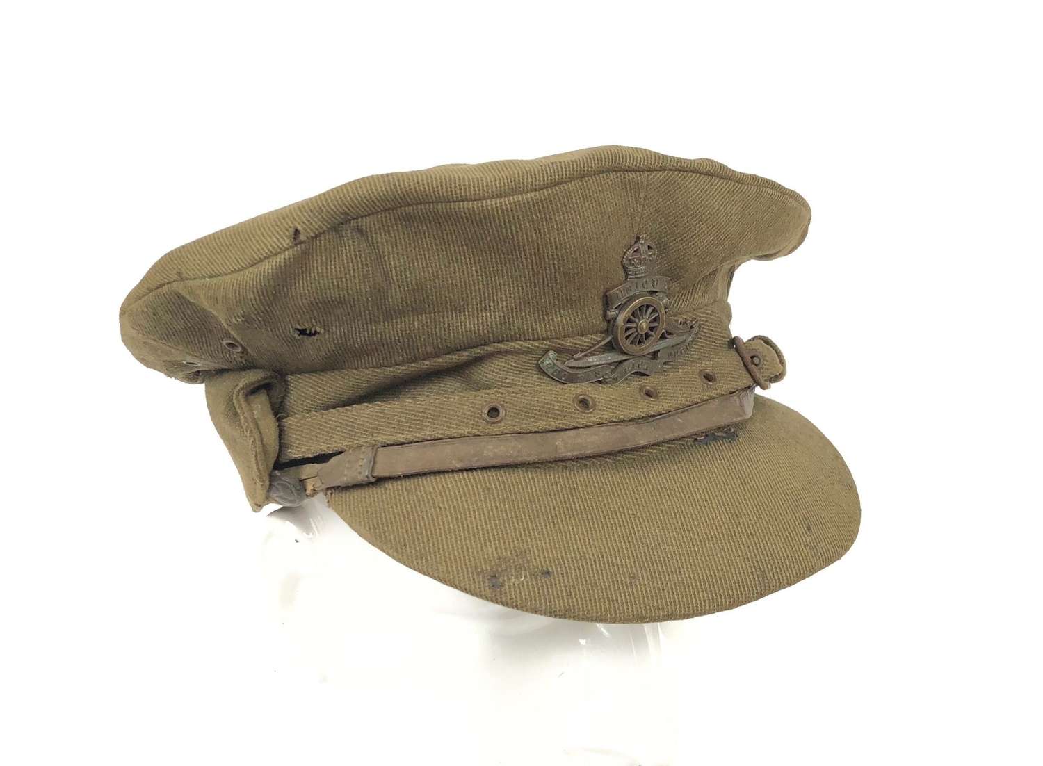 WW1 Royal Artillery “Cor Blimey” Officer’s Trench Cap.