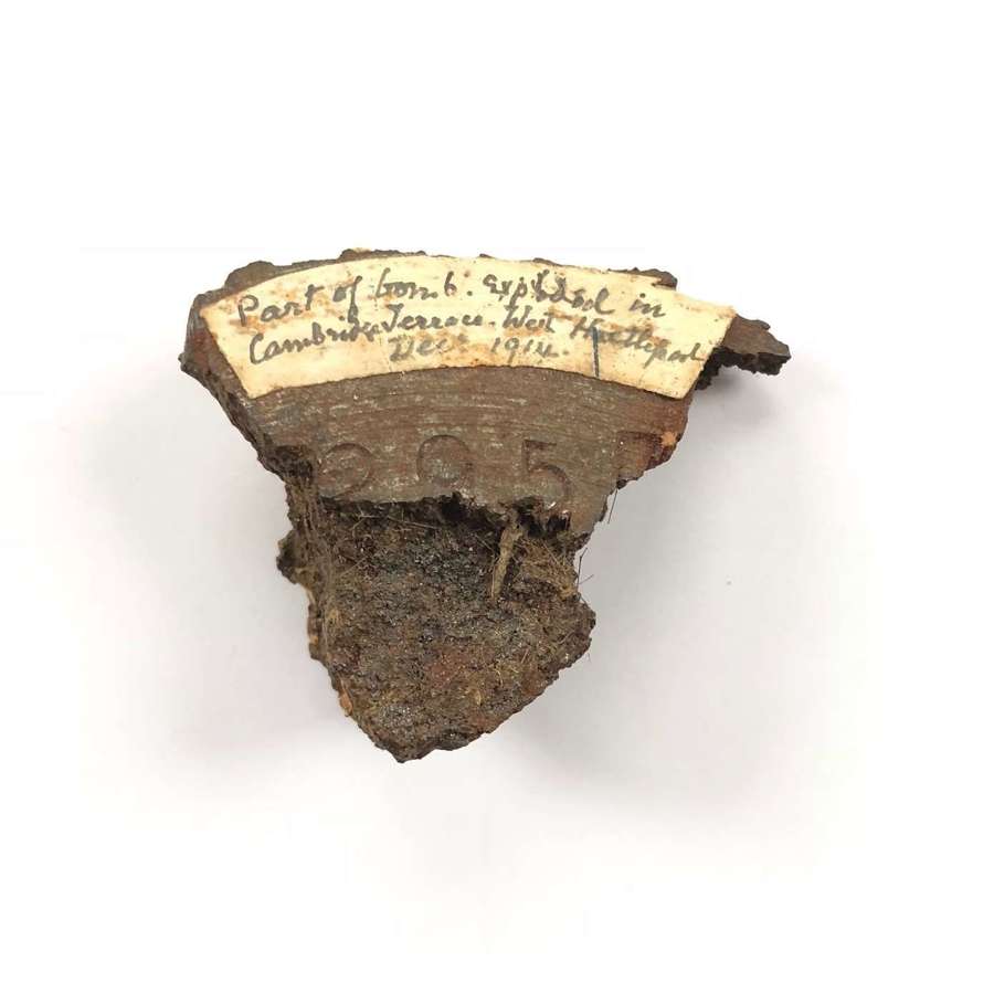 WW1 West Hartlepool 1914 Bombardment Historical Shell Fragment