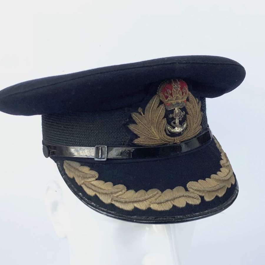 WW2 Period Royal Navy Captain's Cap.
