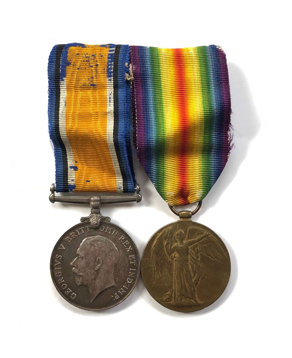 WW1 RNAS Royal Naval Air Service Pair of Medals.