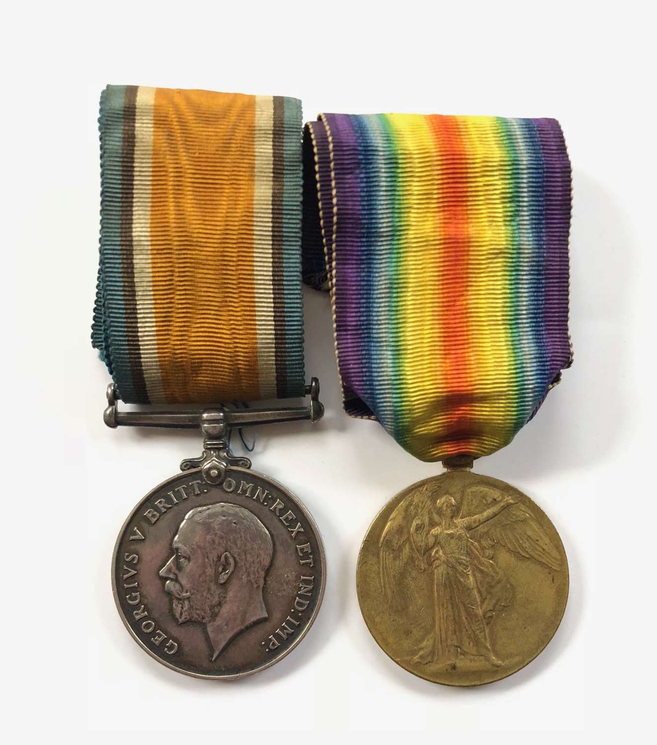 WW1 Manchester Regiment Pair of Medals.