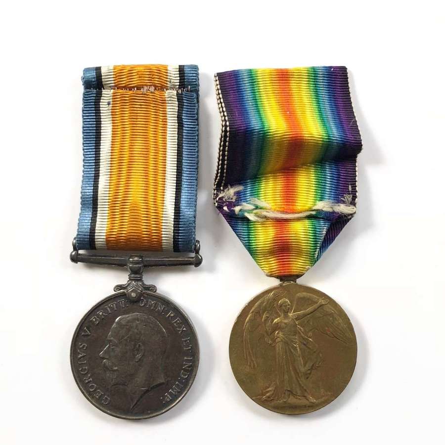 WW1 Queen's Regiment Pair of Medals.
