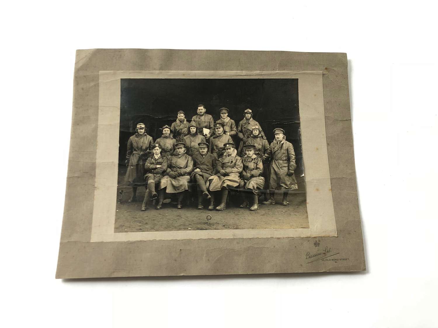 WW1 Royal Flying Corps Aircrew Large Photograph.