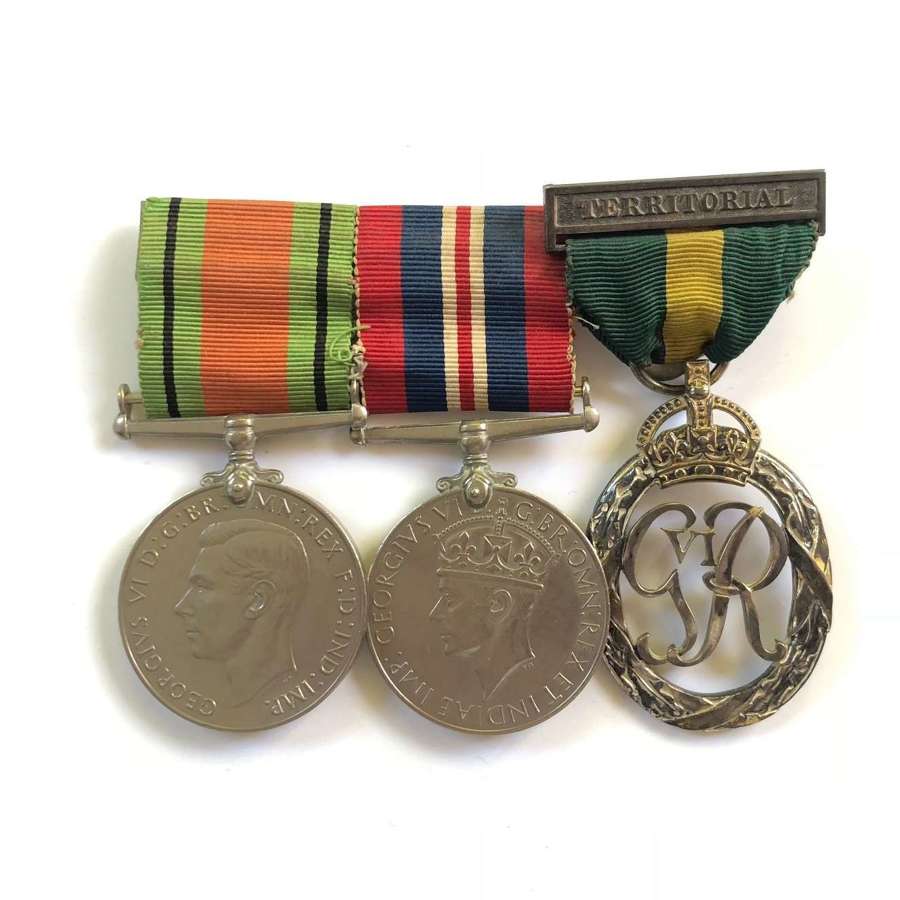 WW2 / Cold War Period Territorial Decoration Group of Three Medals.