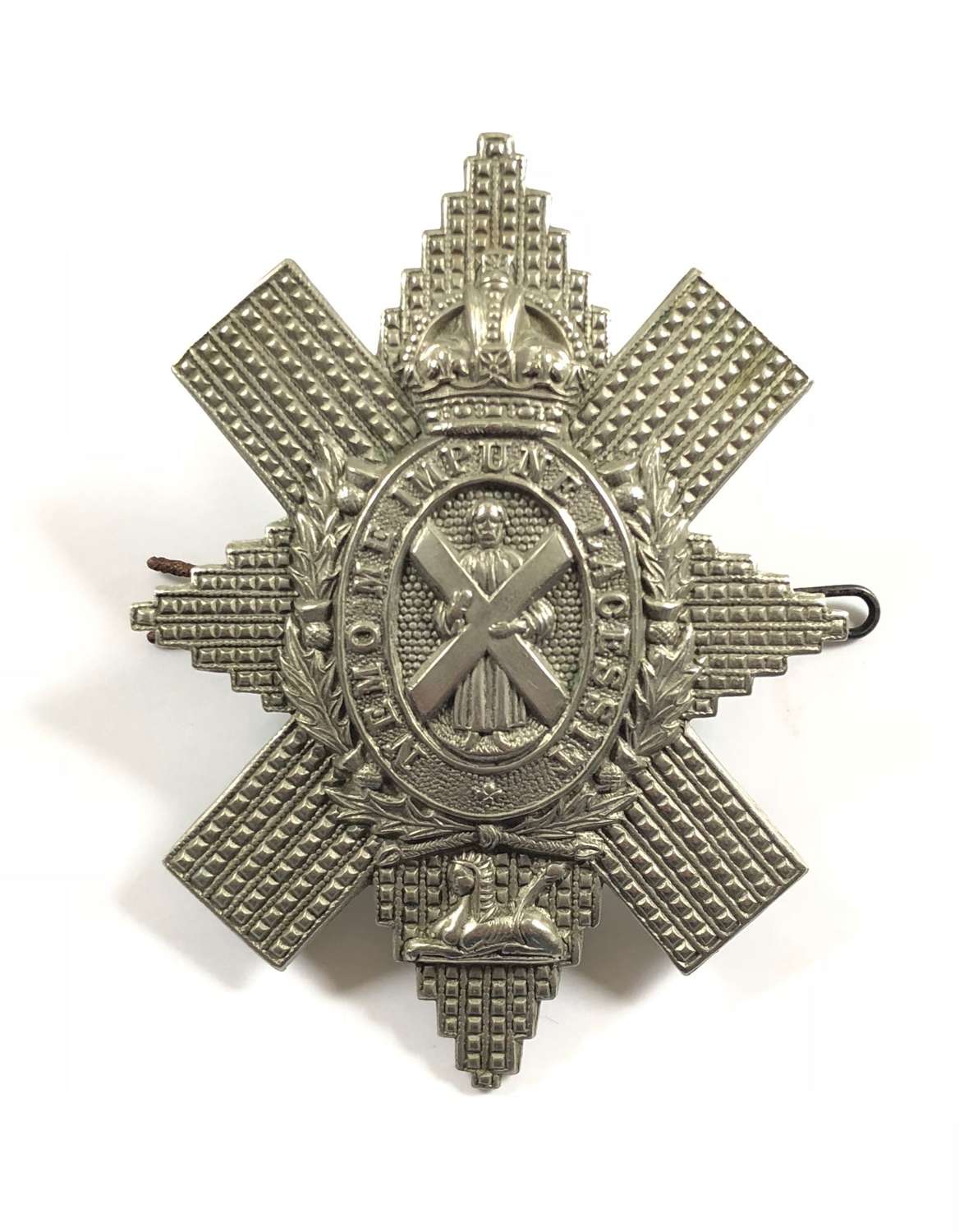 WW1 / WW2 Black Watch Glengarry Cap Badge.