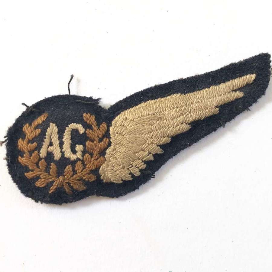 WW2 RAF Air Gunners Brevet Badge.