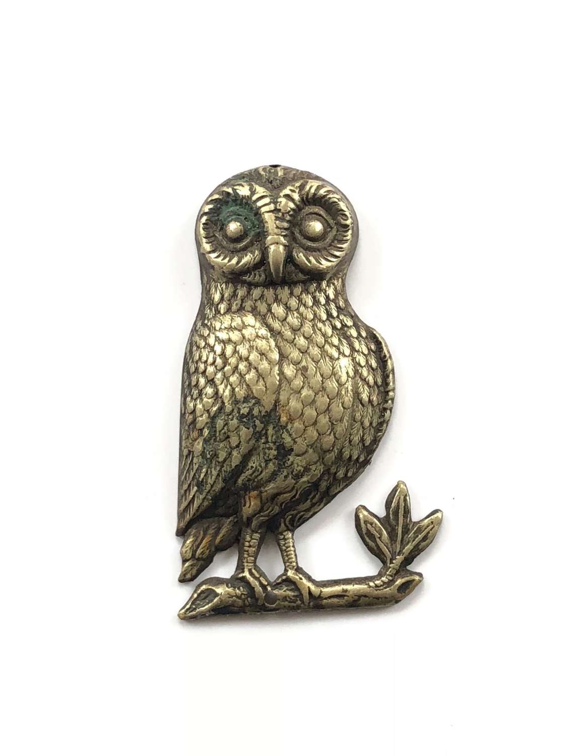 Leeds OTC Owl Cap Badge.
