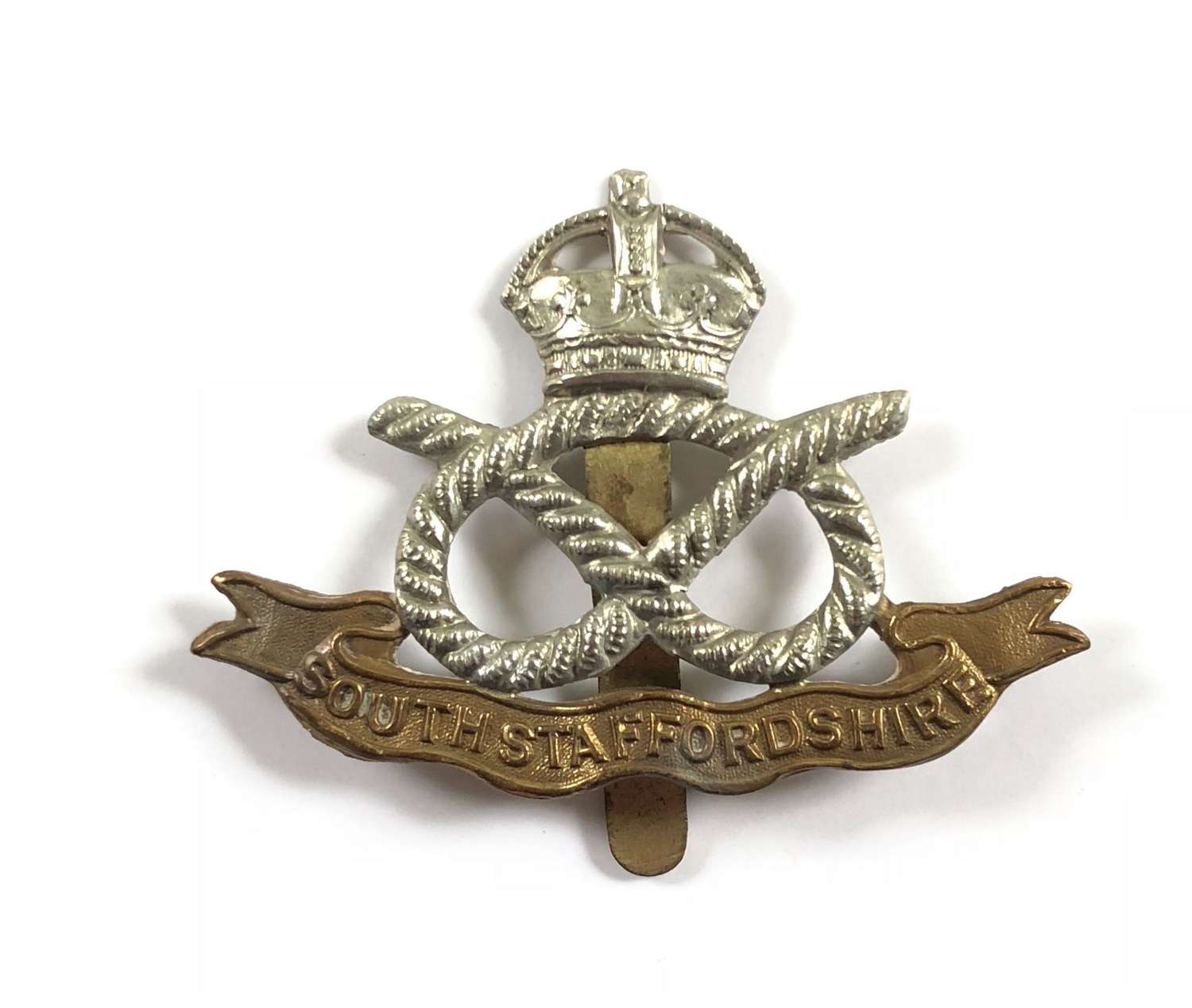WW1 / WW2 South Staffordshire Cap Badge.