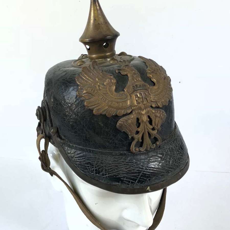 WW1 Prussian “Bring Home” Other Rank’s Pickelhaube.