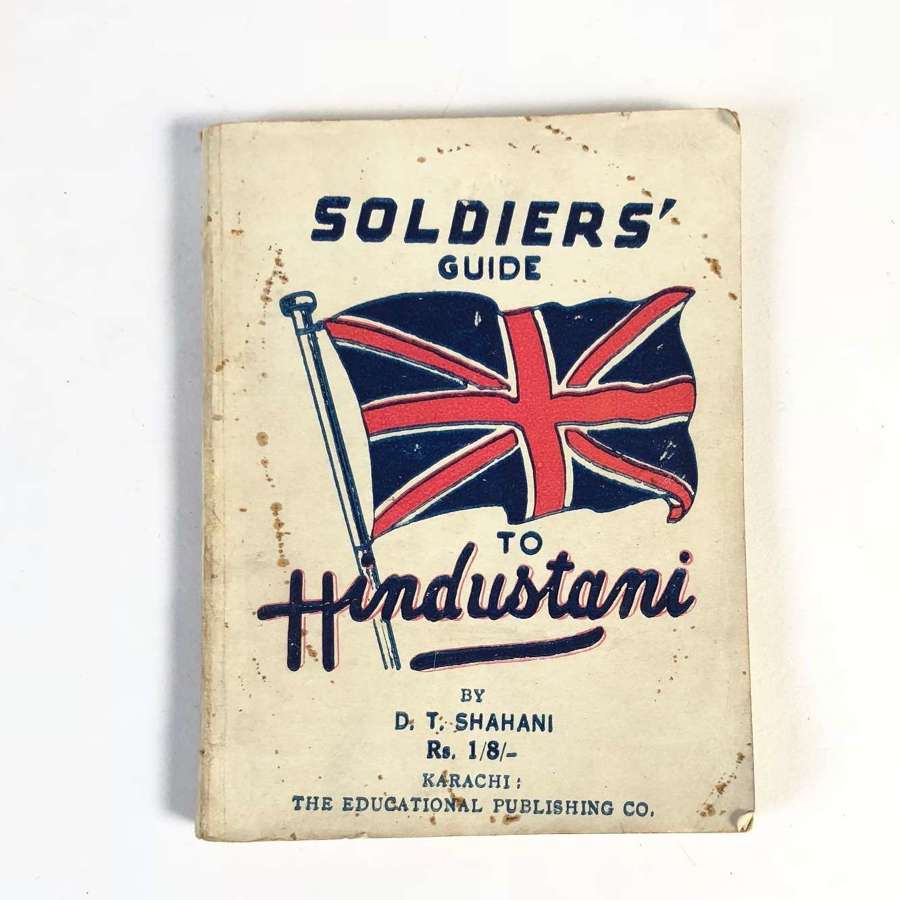 WW2 Soldiers Guide to Hindustani.